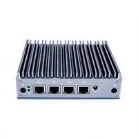 Mini PC Pare-feu Sans Ventilateur Intel Celeron J4125 4 LAN NIC DDR4 SSD Appliance Pare-feu 24x7 Watchdog