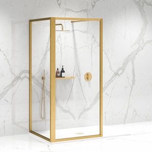 Set Tenda <span class=keywords><strong>Doccia</strong></span> per Bagno con Cabina <span class=keywords><strong>Doccia</strong></span> a Vapore, Modello Caravan, Design con Cerniere Senza Telaio, Parti di Ricambio Gratuite 3D - Product Image 2