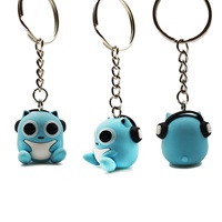 Porte-clés PVC design personnalisé pendentif porte-clés 3D Anime en caoutchouc souple breloques de dessin animé 3D mignon