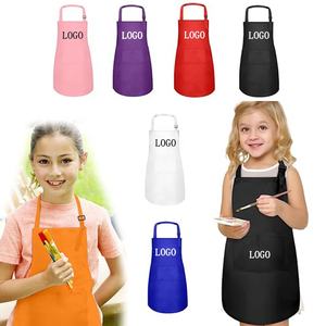 Tabliers d'enfants respirants personnalisables avec logo, réglables à la taille, pour l'école, la peinture, la <span class=keywords><strong>cuisine</strong></span>, l'artisanat, en polyester, pour le dessin - Vente en gros - Product Image 1