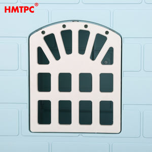 Nichoir pour chien 2-en-1 intérieur/extérieur avec sol surélevé et toilette intégrée - Abri pour chiot en plastique pour une gestion facile des déchets - Product Image 1