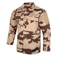 Uniforme de combat BDU en polyester Chad, style formel camouflage désertique, pour activités tactiques en extérieur