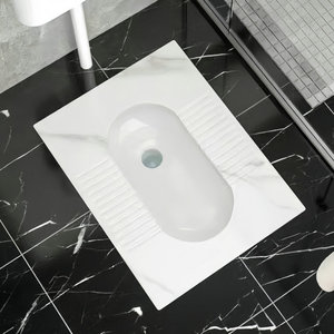 Buen <span class=keywords><strong>precio</strong></span> de fábrica, diseño moderno de mármol, losa de <span class=keywords><strong>roca</strong></span>, inodoro en cuclillas, baño, Hotel, piedra sinterizada, <span class=keywords><strong>Wc</strong></span>, sartenes en cuclillas para baño público - Product Image 2