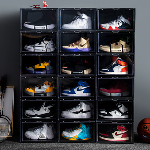 Bán Buôn Tùy Chỉnh Nhựa Shoebox Rõ Ràng Acrylic Giày Container Hộp Bao Bì Hộp Hiển Thị Trường Hợp Với Biểu Tượng Tùy Chỉnh Sneaker Hộp - Product Image 1