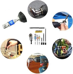 Linh hoạt 105 ° góc phải khoan bit mở rộng bộ phổ ổ cắm Adapter Kit 3 cái - Product Image 6