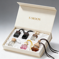Diffuseur de parfum pour voiture suspendu, flacon en verre vide de 10 ml, avec logo personnalisé, pour grille d'aération de voiture, vente en gros