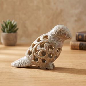 Soap Stone Bird Shaped Decorative Object - Product Image 4