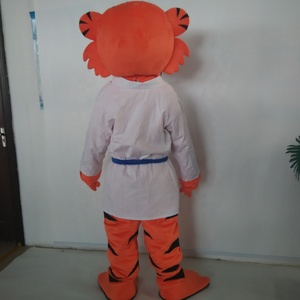 <span class=keywords><strong>Costume</strong></span> de mascotte de <span class=keywords><strong>tigre</strong></span> de karaté drôle CE sur mesure pour adultes - Product Image 4