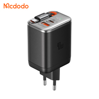 Chargeur Mcdodo 428 FreeGo 40 Watts avec affichage de puissance, câble Type-C rétractable, deux ports USB, PD3.0, charge rapide pour Mac