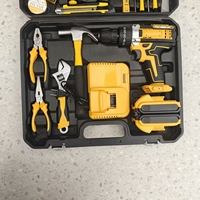 Ensemble d'outils de réparation pour la maison et kit de perceuse électrique de 118 pièces