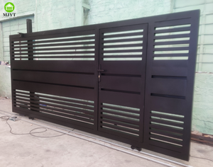 Mooie Automatische Poort Ontwerp Aluminium Elektrische Oprit Poorten Intelligent Glijpoort Mjyt Gate Bedrijf - Product Image 5