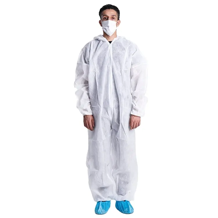 Fashion Dustproof SMS Disposable Coverall Protective Coveralls overol desechable