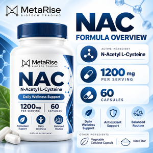 แคปซูล <span class=keywords><strong>NAC</strong></span> เอ็น-อะซีทิลซิสเทอีน กลูตาไธโอน สารต้านอนุมูลอิสระ อาหารเสริมเพื่อสุขภาพ จำนวน 60 แคปซูล (ขายส่ง) - Product Image 3