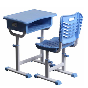 Ensemble moderne de bureau et chaise réglables pour l'école primaire – Bureaux de classe réglables en hauteur et chaises en métal/plastique pour la salle à manger de la <span class=keywords><strong>maternelle</strong></span> - Product Image 3
