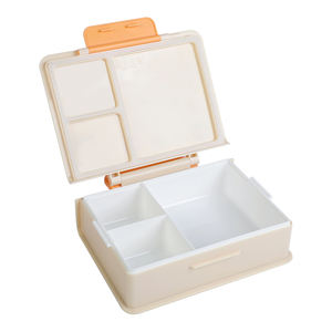 Fiambrera portátil Bento Box para niños con cuchara, tenedor, lavavajillas y microondas, fiambrera con forma de libro sin BPA para niños - Product Image 6