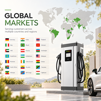 Station de recharge rapide DC GB/T CCS1 CCS2 pour véhicules électriques 20kW-360kW avec OCPP 1.6J 2.0.1 RFID 4G pour la recharge publique et commerciale des flottes