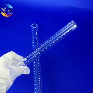 Tube en quartz fondu à points de haute précision personnalisé, tube en verre de silice tacheté de haute pureté - Product Image 6