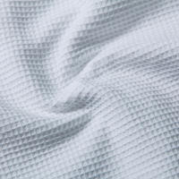 Peignoir de spa personnalisé avec logo brodé pour hommes et femmes, peignoir de luxe en tissu gaufré doux, peignoir en coton à motif uni, peignoir en tissu gaufré