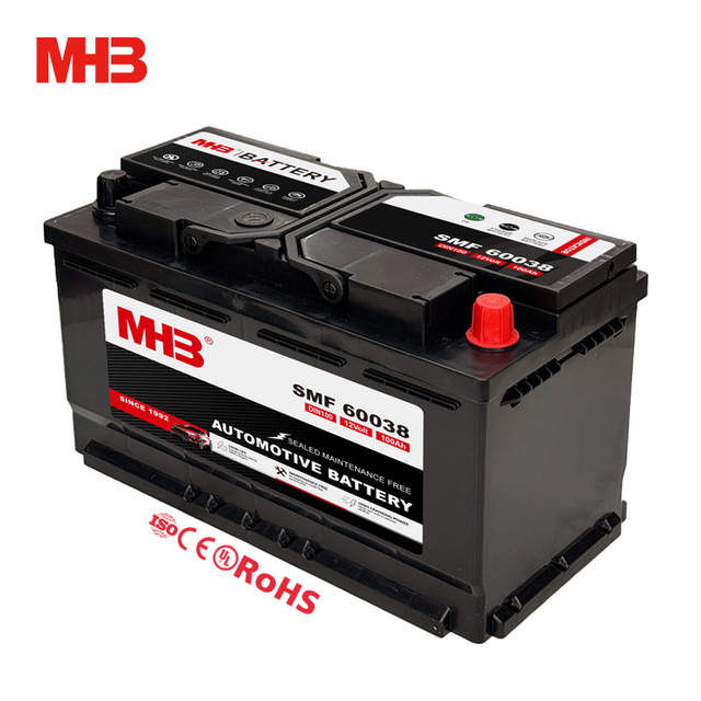 Mhb SMF 60038 Durable European Trucks Automobile Starter 12v 100ah MF Car Battery Auto Lead Acid Batteries
