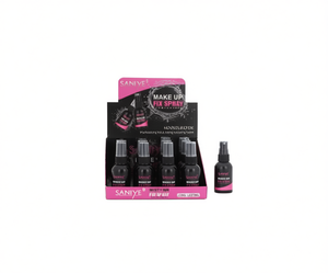 Spray fixateur de maquillage Saniye, anti-décoloration, fini mat, pour tous types de peaux, spray fixateur longue durée - Product Image 1