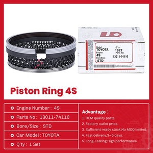 1D phụ tùng ô tô chất lượng cao <span class=keywords><strong>Piston</strong></span> <span class=keywords><strong>Ring</strong></span> Set 4S OEM: 13011-74110 13011-74120 <span class=keywords><strong>Piston</strong></span> <span class=keywords><strong>Ring</strong></span> cho TOYOTA - Product Image 3
