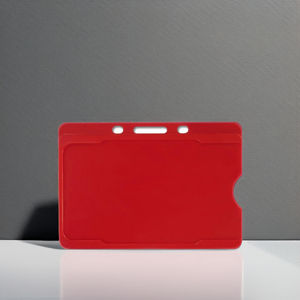 Open Face Horizontal ABS Rigid Cardholder for Credit Card Business <b>ID</b> Name <b>Tag</b> Badge Holder - Product Image 3
