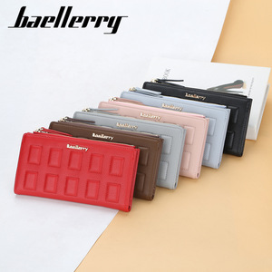 Baellerry Women's Long <b>Wallet</b> Light Blue PU Leather Zipper Card <b>Holder</b> 7 Inch Everyday Use - Product Image 4