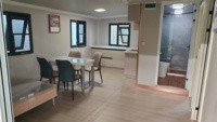 Expédition immédiate : Maison préfabriquée mobile extensible de 40 pieds ou 20 pieds, conforme aux normes locales, maison préfabriquée portable de luxe, 2 chambres