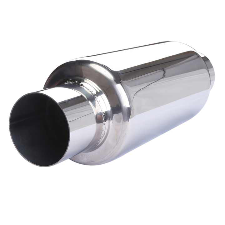 16 "length 76mm Universal Stainless Steel Weld On Car Exhaust Resonator