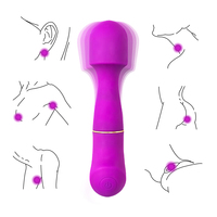 Vibrador tipo varita AV para masaje sexual lésbico, consolador femenino, juguetes sexuales para mujeres