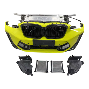 Adecuado para el conjunto de parachoques delantero <span class=keywords><strong>BMW</strong></span> X4M F98 de alta calidad con kit de carrocería ABS de malla de ventilador de Faro de radiador G02 - Product Image 1