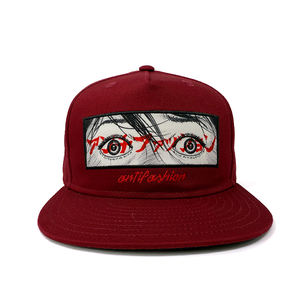 Personnalisé 5 panneau casquettes de baseball coton rouge broderie coton bande dessinée hommes casquette de baseball enfants casquette de baseball - Product Image 1