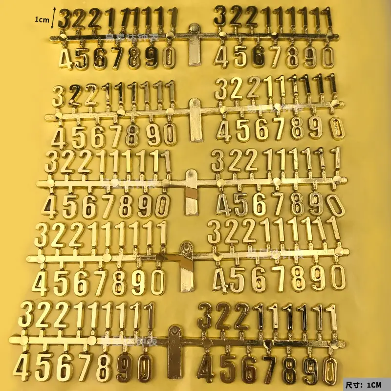 ตัวเลขนาฬิการวมทั้งตัวเลขอาหรับและโรมันหมายเลขนาฬิกา DIY สำหรับอุปกรณ์นาฬิกาออกแบบ (ทอง,เงิน,ดำ,)