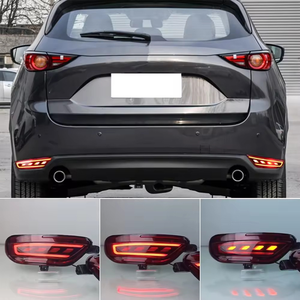 2PCS Feux de pare-chocs LED pour voiture, feux de freinage, clignotants, réflecteurs LED, feux de brouillard arrière pour <span class=keywords><strong>Mazda</strong></span> <span class=keywords><strong>CX</strong></span>-5 CX5 <span class=keywords><strong>2017</strong></span> 2018 2019 2020 2021 - Product Image 2
