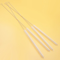 Brosse de nettoyage pour tube de liposuccion laparoscopique, instrument chirurgical, poils en nylon de haute qualité, écologique, en acier inoxydable