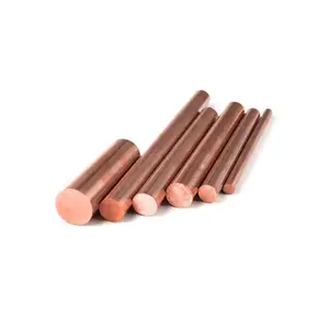 Low MOQ C1100 Pure 99.9% Red Copper T2 Round Bar C11000 Copper Rod