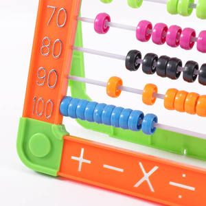 Foska créatif dessin animé enseignement papeterie matériel sûr et cadre de comptage coloré pour étudiant outil d'enseignement des mathématiques jouet - Product Image 4