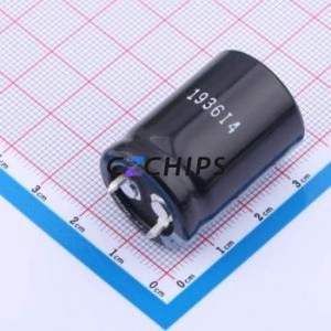 Condensador Electrolítico de Aluminio de Montaje a Presión 450MXG100MEFCSN22X30, Componente de Orificio Pasante THT, D22xL30mm 100uF 20% 450V 10mm - Product Image 2