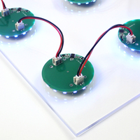 DC24V 3A Smart River Table DIY LED Éclairage Cellulaire Bobine Bande Lumineuse Capteur Tactile Circuit Module PCBA Borad avec Éclairage Bleu
