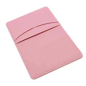 Vente en gros d'usine, couverture de passeport en cuir PU personnalisée, style simple, porte-cartes - Product Image 5