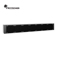 Radiateur de refroidissement par eau pour serveur FREEZEMOD, ROHS, 7 emplacements pour ventilateurs, radiateur en aluminium de 60 mm. SR-LP40-60X7F75