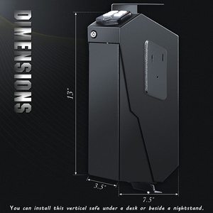 2024 thiết kế mới nhất chuyên nghiệp chống cháy an ninh nhà kỹ thuật số súng an toàn Súng Hộp An toàn hộp an ninh Hộp chìa khóa an ninh an toàn - Product Image 2