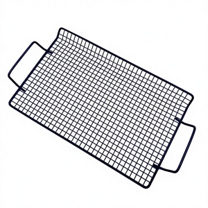 Rejilla para Parrilla de Acero Inoxidable con Asa, Dispositivo de Seguridad Contra Llamas, Fácil de Limpiar - Product Image 1