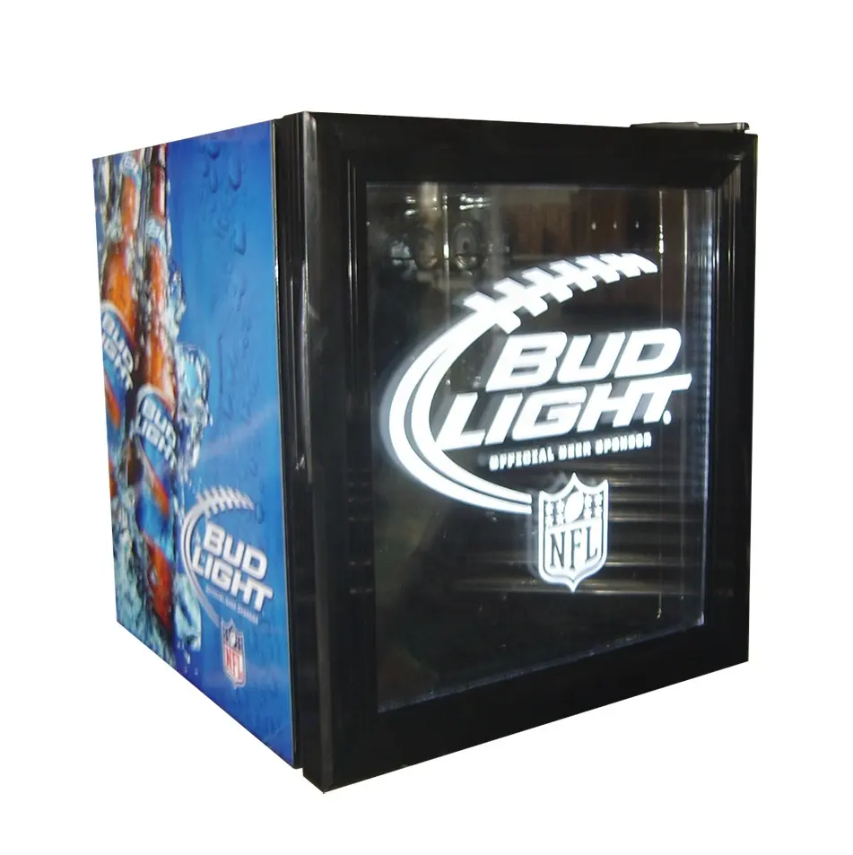 Мини-столешница охлождаемая витрина для напитков холодильник со светодиодной логотип