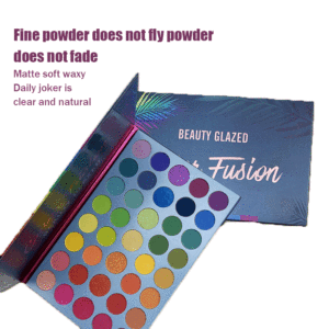 บิวตี้ เกลซเซด พาเลทอายแชโดว์ 39 สี เรนโบว์ เนื้อแมทท์ วิ้งค์ระยิบระยับ สีสันสดใส เมคอัพสุดหรู พาเลทอายแชโดว์ - Product Image 3