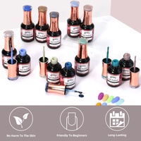 Fournisseur de vernis à gel Gelsky Ensemble de vernis à gel pailleté Kit de vernis à ongles en gel