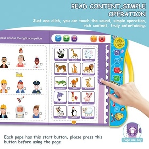 Libro Sonoro Educativo Elettronico per Bambini per l'Apprendimento di Lettere, <span class=keywords><strong>Parole</strong></span> e Forme in Inglese - Product Image 3