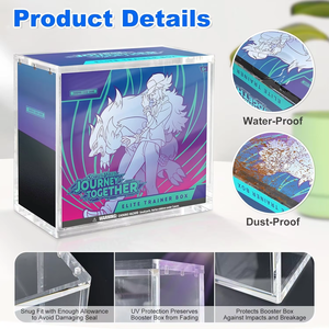 Étui magnétique en acrylique ETB |   Protection UV à 99 %, bords arrondis, boîte de présentation ETB de qualité supérieure - Product Image 3