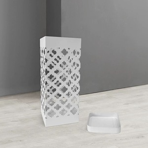 Portaombrelli Moderno in Metallo Artigianale con Finitura Verniciata a Polvere, Mobile per Ingresso e Ripostiglio - Product Image 1