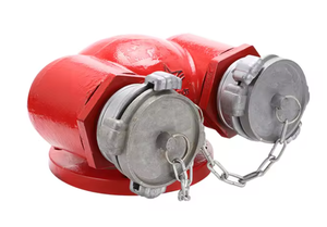 Robinet d'incendie en fonte rouge DN20 3/4 pouce avec volant noir pour les incendies de classe A et B - Product Image 5